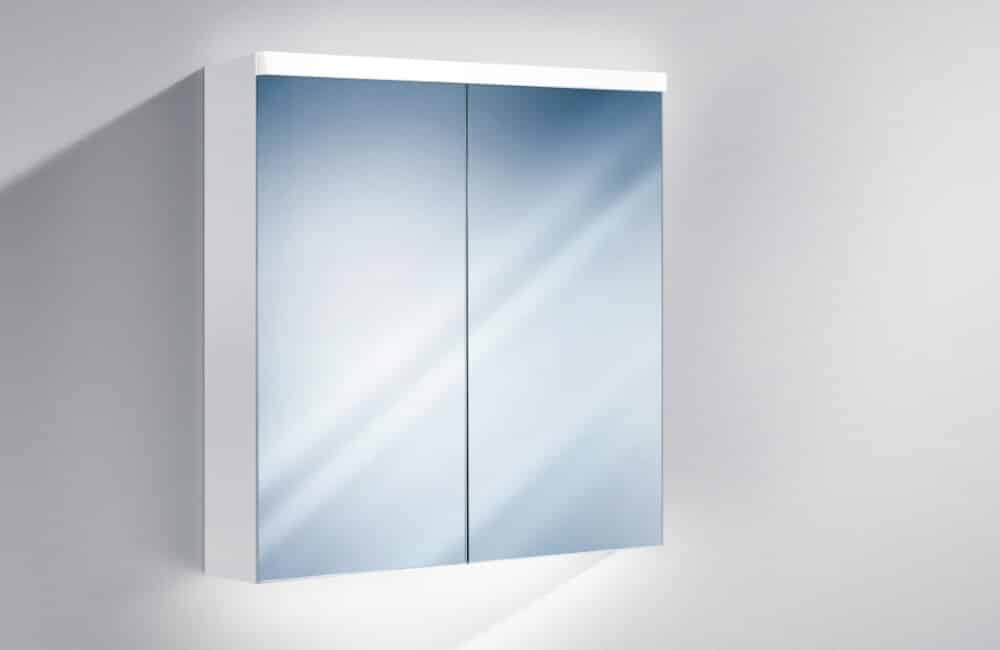 Miroir armoire toilette xamo led 2 80 Sidler