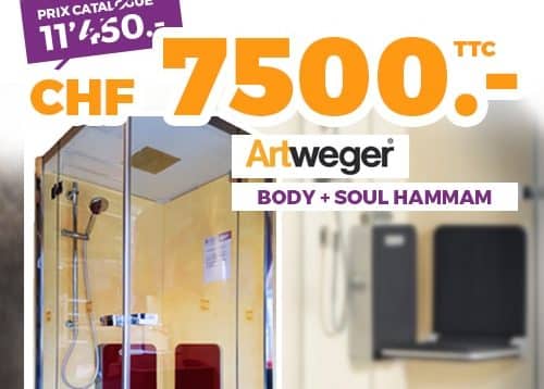ok chez vous offre Artweger body and soul hammam