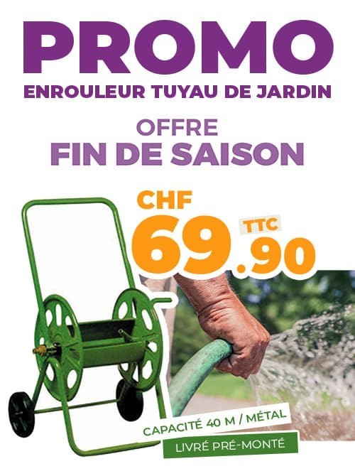 Enrouleur tuyau de jardin