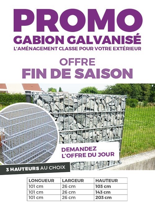 Gabion galvanisé