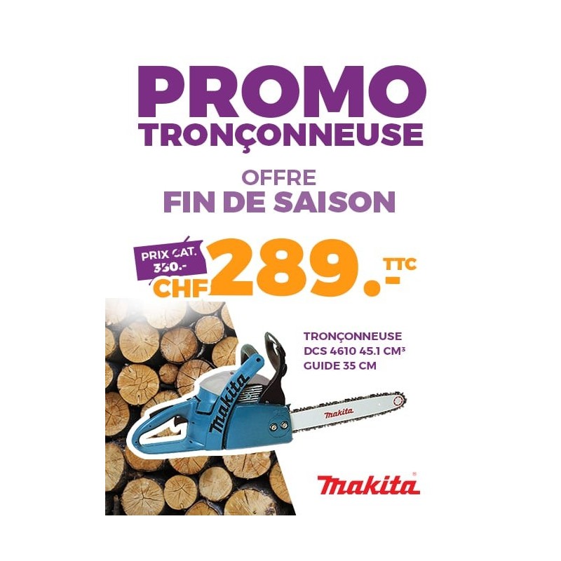 Promo tronçonneuse MAKITA