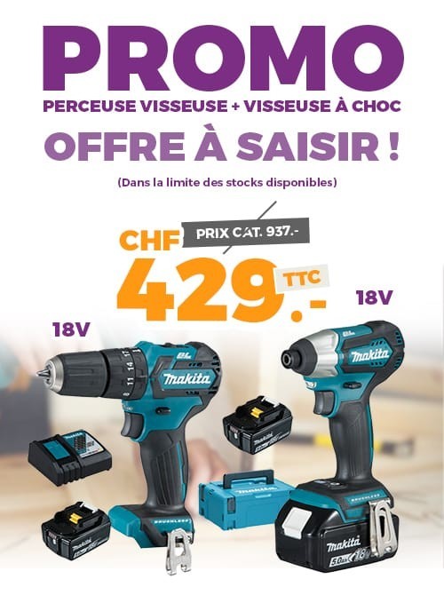 Promo perceuse visseuse +...