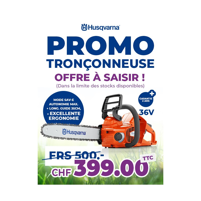 HUSQVARNA TRONCONNEUSE 535iXP-35CM PR ACCULI-ION NU SANS ACCU 36V