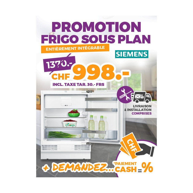 Frigo sous plan Siemens