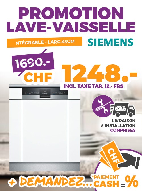 Lave-Vaisselle SIEMENS 45 cm