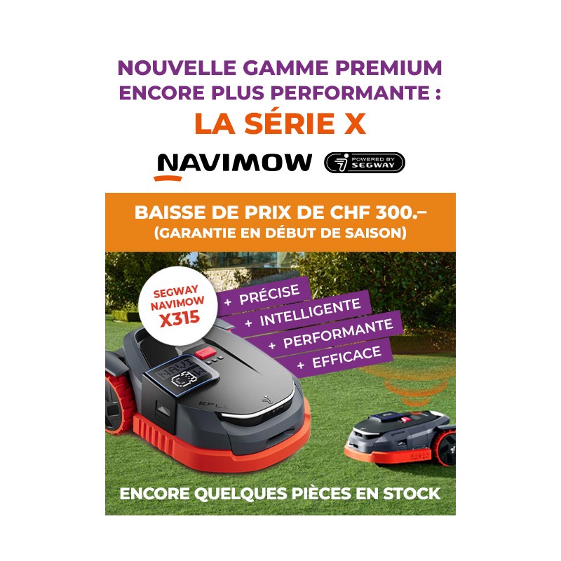 Segway Navimow X315E - La puissance et l'intelligence réunies - en exclusivité chez OK CHEZ VOUS