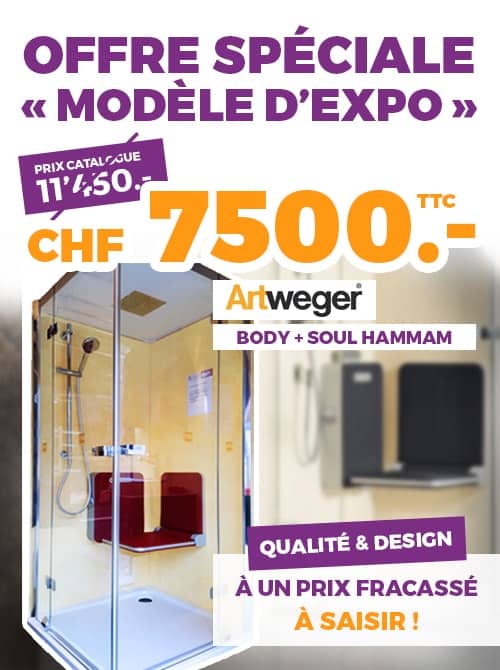 ok chez vous offre Artweger body and soul hammam