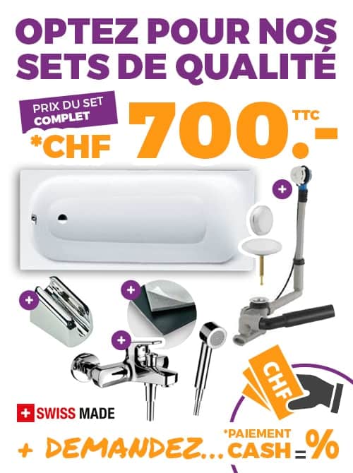ok chez vous promo set baignoire
